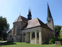 Gro� Ammensleben, Klosterkirche, erbaut im 12. Jahrhundert (11.08.2025)