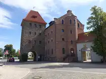 Haldensleben, Stendaler Torturm, erbaut im 13. Jahrhundert (11.08.2025)