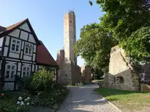 Kalbe, Burgruine, erbaut im 10. Jahrhundert, von 1324 bis 1945 im Besitz der Familie von Alvensleben (13.08.2025)