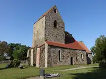 L�ge, evangelische Kirche, Feldsteinkirche aus dem 13. Jahrhundert (13.08.2025)