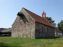 P�ggen, evangelische Kirche, sp�tmittelalterliche Saalkirche (14.08.2025)