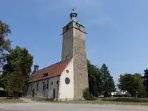 Erxleben, Schlo�kapelle St. Godehard, erbaut von 1562 bis 1564 (15.08.2025)