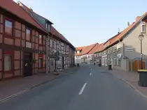 Oebisfelde, Fachwerkh�user in der Lindenstra�e (15.08.2025)