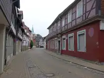 Helmstedt, Fachwerkh�user am Ziegenmarkt (16.08.2025)