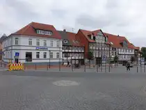 Sch�ningen, Fachwerkh�user am Marktplatz (16.08.2025)