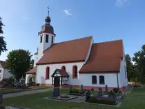 Stolzenhain an der R�der, evangelische Kirche, erbaut 1592 (06.09.2025)