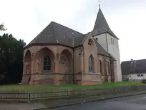 Klein Mahner, evangelische Kirche, Kirchturm erbaut 1812, Kirchenschiff von 1865 (11.09.2025)