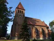 R�ningen, evangelische St. Petri Kirche, neugotischer Backsteinbau von Ernst Wiehe, erbaut 1876 (11.09.2025)