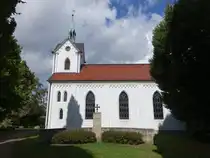Apelnstedt, evangelische Kirche, erbaut im 19. Jahrhundert (12.09.2025)