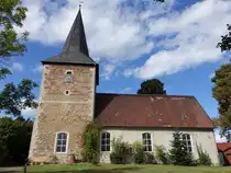 F�mmelse, evangelische Gethsemane Kirche, Kirchenschiff erbaut um 1400 (12.09.2025)