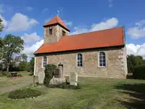 Klein Dahlum, evangelische Kirche, Wehrkirche aus dem 12. Jahrhundert (12.09.2025)