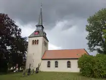 Klein Denkte, evangelische Kirche, erbaut im 16. Jahrhundert (12.09.2025)