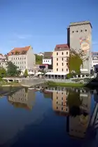 G�RLITZ (Landkreis G�rlitz), 27.09.2023, Blick �ber die Nei�e auf die polnische Seite nach Zgorzelec