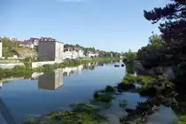 G�RLITZ (Landkreis G�rlitz), 27.09.2023, Blick �ber die Nei�e auf die polnische Seite nach Zgorzelec