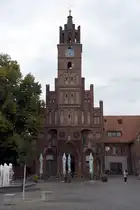 BRANDENBURG an der Havel, 29.09.2023, das Altst�dtische Rathaus gilt als Beispiel sp�tmittelalterlicher Backsteingotik