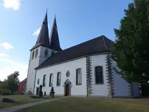 Hohenhameln, evangelische St. Laurentius Kirche, erbaut 1778 (13.09.2025)