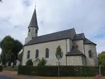 Machtsum, evangelische St. Nikolaus Kirche, neuromanisch erbaut 1896 (13.09.2025)