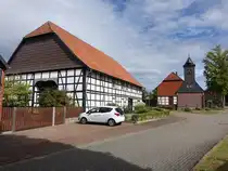 M�lme, Fachwerkhaus und Kapelle in der Kohlengasse (13.09.2025)