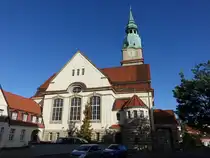 Braunschweig, evangelische St. Jacobi Kirche, erbaut von 1909 bis 1911 im Neobarock-Stil (14.09.2025)