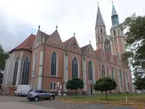 Braunschweig, evangelische St. Katharina Kirche, erbaut im 13. Jahrhundert (14.09.2025)