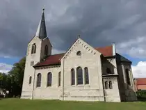 Lauingen, evangelische Kirche, erbaut von 1875 bis 1876 (14.09.2025)