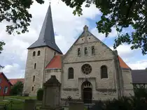Gardessen, evangelische St. Martin Kirche, erbaut von 1899 bis 1900 (16.09.2025)