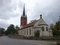 Wahrenholz, evangelische St. Nicolai Kirche, erbaut 1824 (17.09.2025)