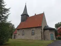 M�llingen, evangelische Kirche, erbaut im 14. Jahrhundert (18.09.2025)