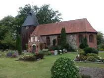 Kirchhorst, evangelische St. Nikolai Kirche, erbaut im 14. Jahrhundert (19.09.2025)