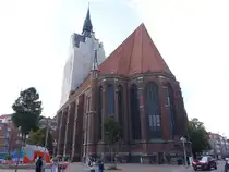 Hannover, Marktkirche, Hallenkirche mit 97 Meter hohen Turm, erbaut im 14. Jahrhundert (20.09.2025)