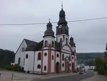 Z�sch, Pfarrkirche St. Antonius von Padua, erbaut von 1910 bis 1911 durch den Architekten Johann Georgen (09.10.2025)