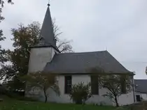 Raversbeuren, evangelische Kirche, barocker Saalbau von 1707 (11.10.2025)