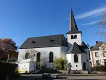 Langsur, St. Katharina Kirche, sp�tbarocker Saalbau, erbaut von 1780 bis 1781, Architekt Johannes Neurohr (05.11.2025)