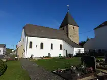 Liersberg, Pfarrkirche St. Laurentius, erbaut 1686, erweitert 1846 (05.11.2025)