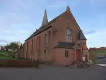Bickendorf, Pfarrkirche St. Martin, neugotischer Rotsandsteinbau, erbaut 1897, Architekt Wilhelm Hector (06.11.2025)