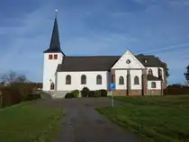 Gro�littgen, Pfarrkirche St. Martin, romanischer Chorturm, barockes Kirchenschiff von 1735 (06.11.2025)