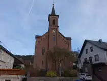 Seffern, Pfarrkirche St. Laurentius, erbaut 1854 (06.11.2025)