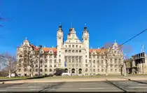 Neues Rathaus in Leipzig, erbaut von 1899 bis 1905 am s�dwestlichen Ende der Innenstadt.

🕓 4.3.2025 | 12:14 Uhr