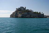 PE��SCOLA (Provincia de Castell�n), 10.10.2007, mit dem Schiff um Pe��scola herum