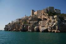 PE��SCOLA (Provincia de Castell�n), 10.10.2007, mit dem Schiff um Pe��scola herum