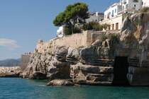 PE��SCOLA (Provincia de Castell�n), 10.10.2007, mit dem Schiff um Pe��scola herum