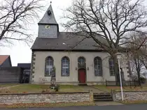 Holtensen, evangelische St. Georg Kirche, erbaut von 1803 bis 1804 (06.12.2025)