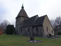 H�lsede, evangelische St. �gidien Kirche, erbaut im 15. Jahrhundert (06.12.2025)