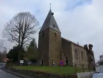 Almena, evangelische Kirche, erbaut im 12. Jahrhundert, Kirchenschiff erbaut 1865 (07.12.2025)