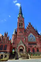 Ein wundersch�ner Blick auf die Br�derkirche von Altenburg. Foto 07.08.22