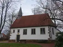 Hahlen, evangelische St. Marien Kapelle, erbaut 1503 (09.12.2025)