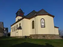 Macken, Pfarrkirche St. Kastor, neubarocker Saalbau von 1927, Architekt Josef Moritz  (25.12.2025)