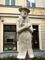 Zille-Denkmal im Nikolaiviertel, 12.10.2008