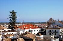 TAVIRA (Concelho de Tavira), 11.01.2007, Blick vom Castelo �ber die Stadt