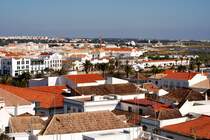 TAVIRA (Concelho de Tavira), 11.01.2007, Blick vom Castelo �ber die Stadt